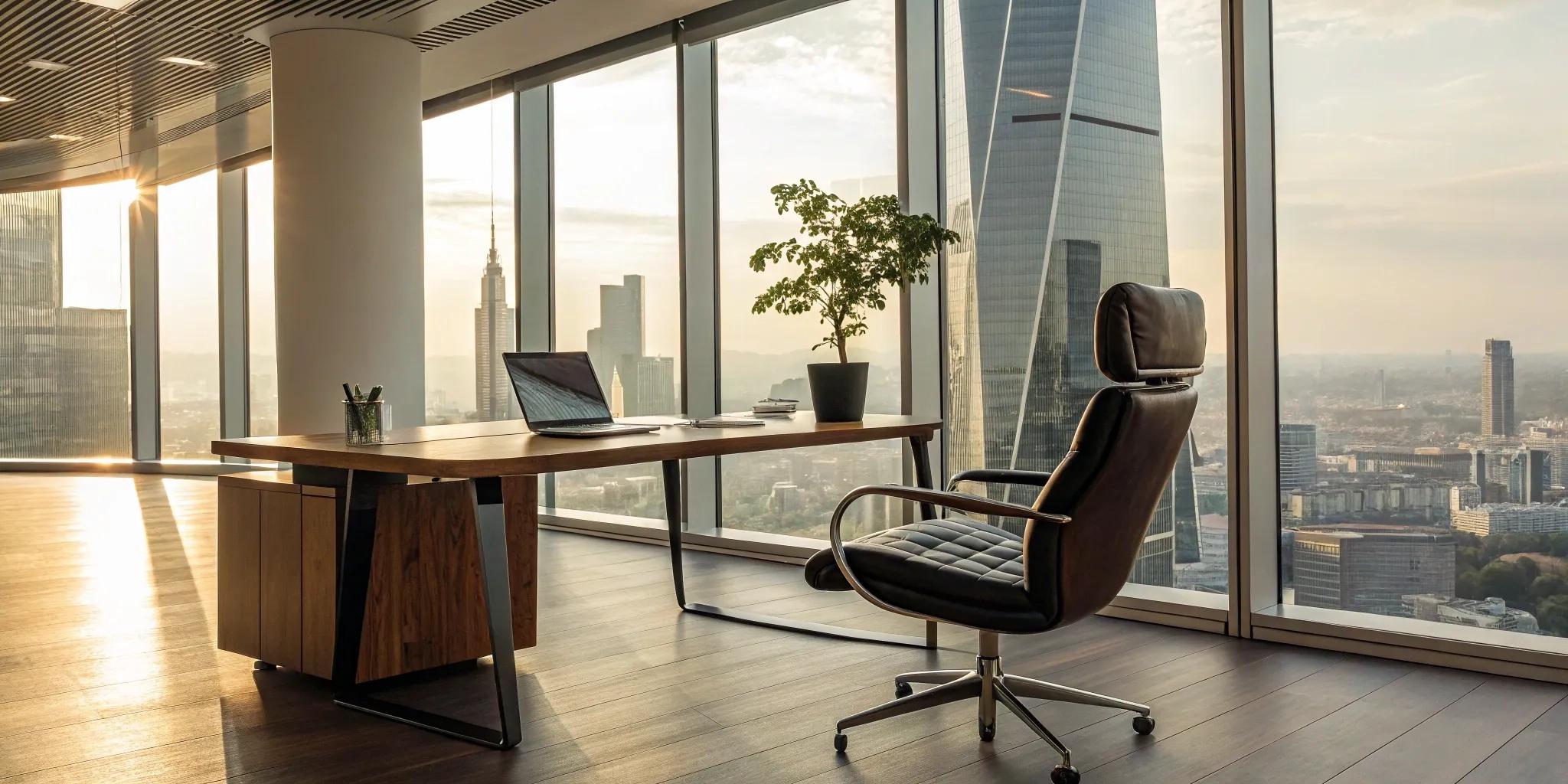 Boutique AI recruitment firm office.