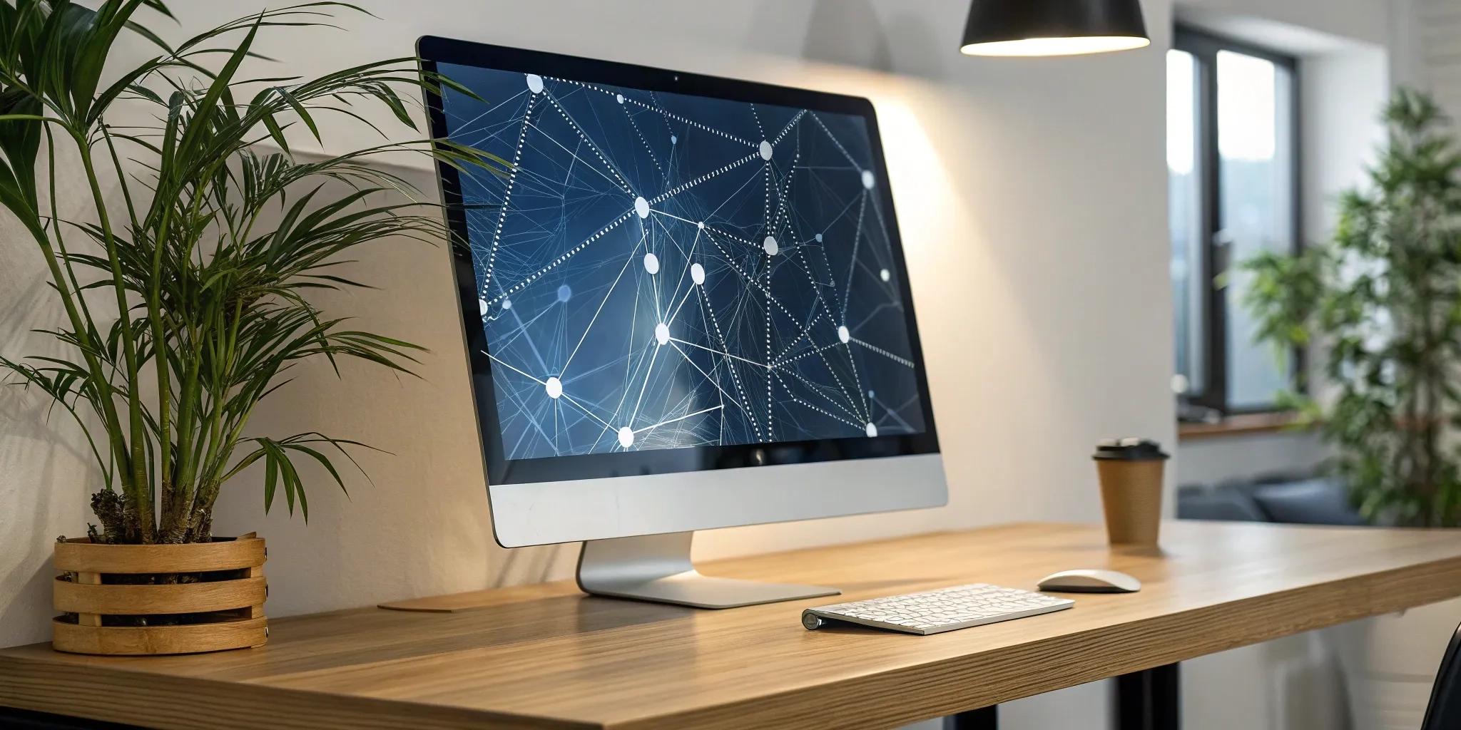 AI recruiting software displayed on a computer screen.